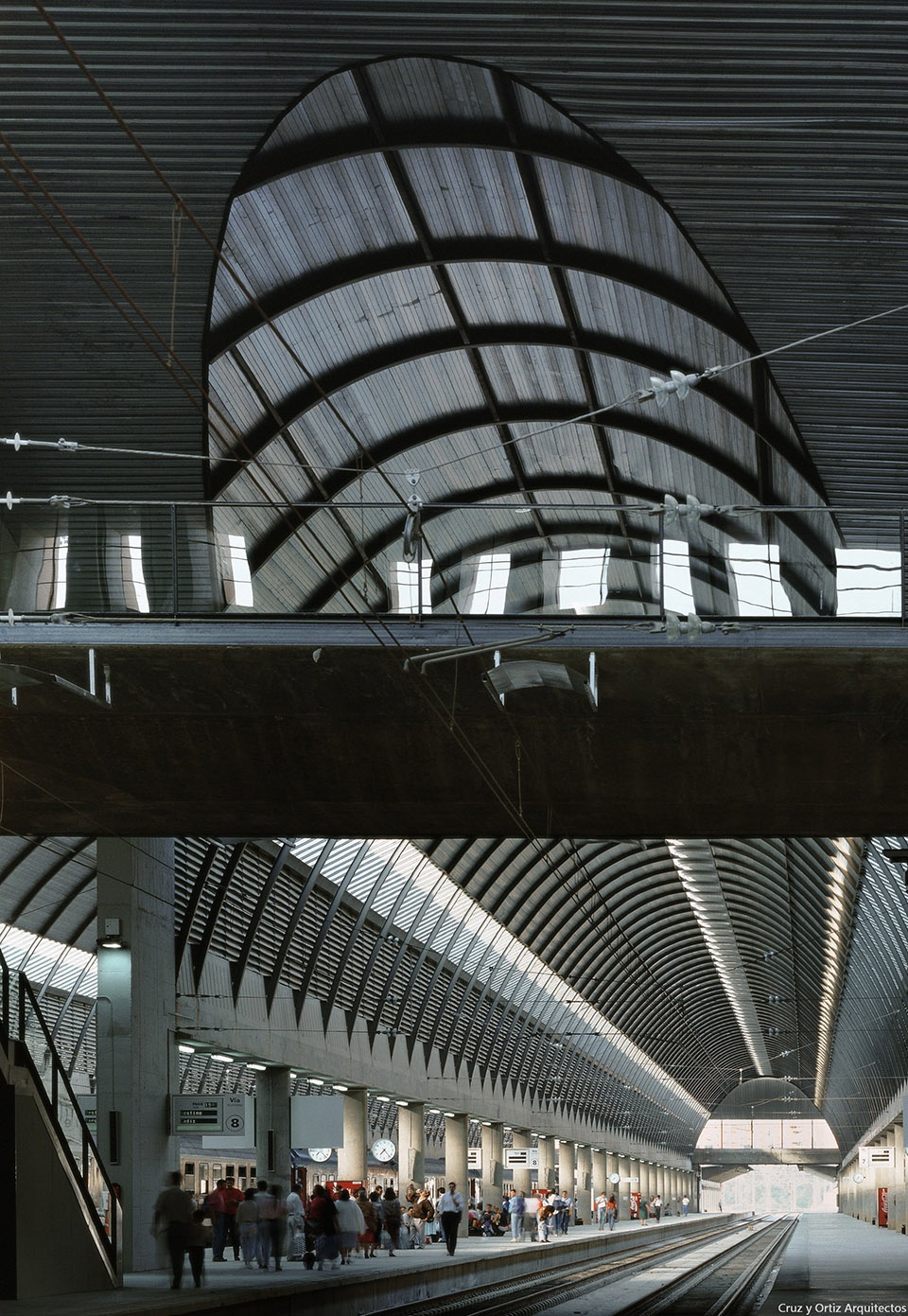 santa justa high speed central railway station by cruz y ortiz architects