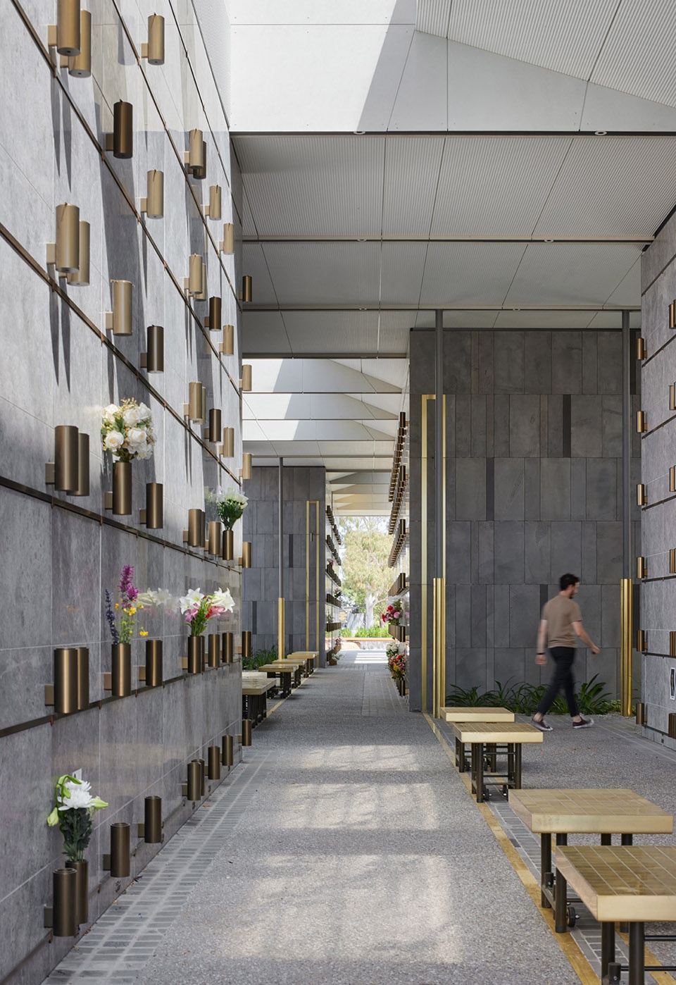 gallery of the saints mausoleum extension australia by bent architecture