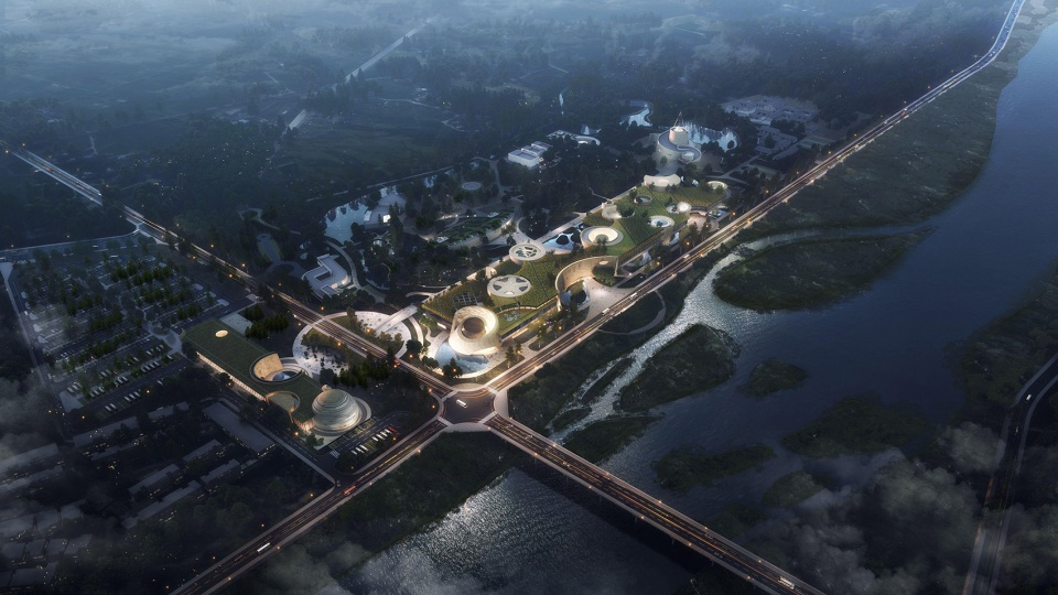 design proposal for sanxingdui museum of ancient shu relics by china architecture design and research group
