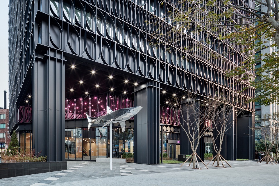 heungkuk tower busan south korea by mecanoo