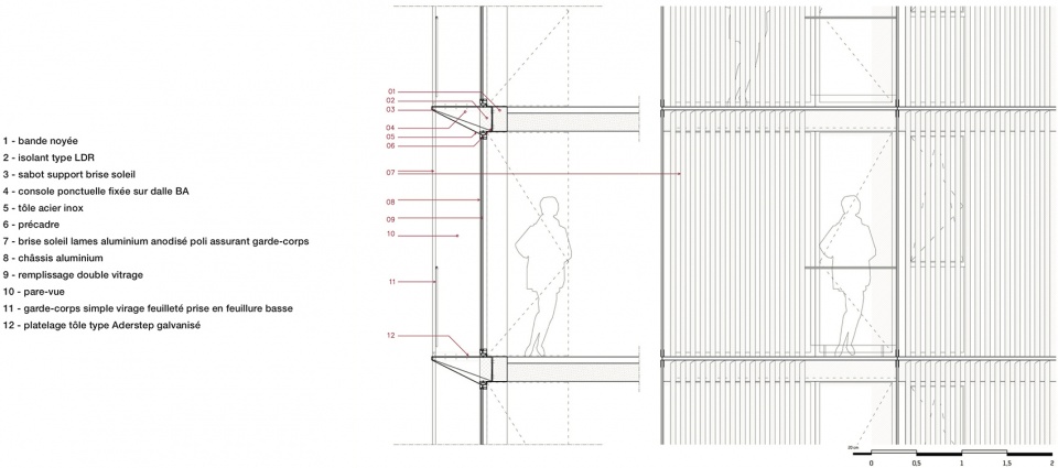 mixed use building rue castagnary by tank