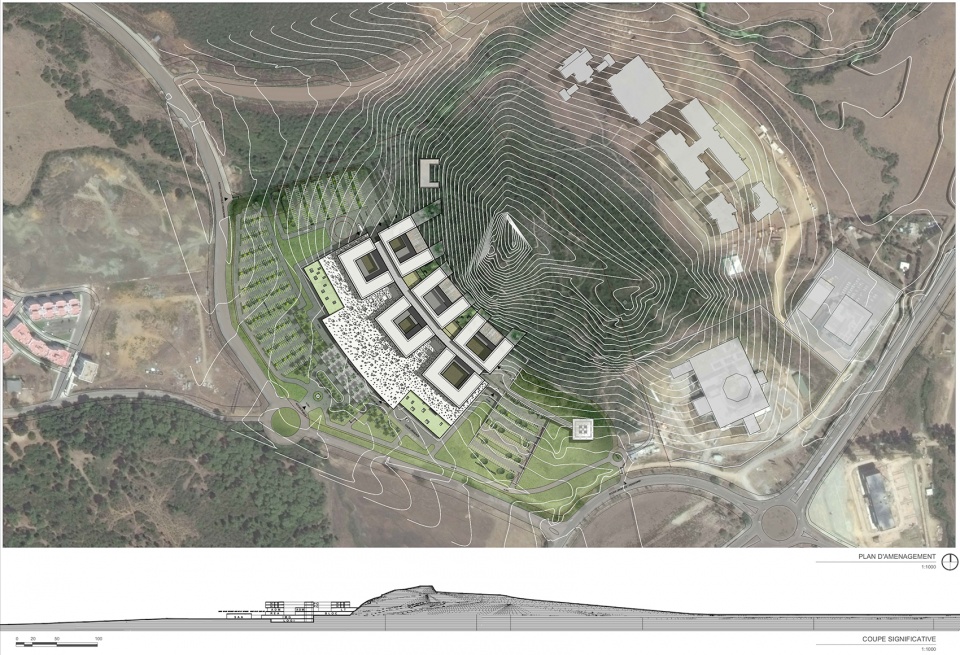 the university hospital center of tangier by architecturestudio