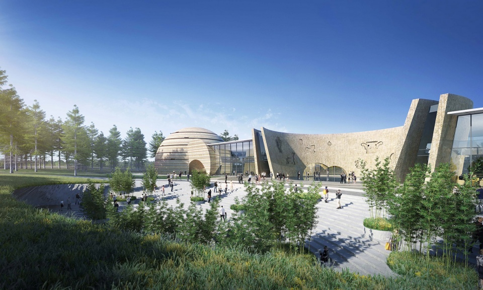 design proposal for sanxingdui museum of ancient shu relics by china architecture design and research group