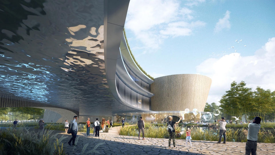 design proposal for sanxingdui museum of ancient shu relics by china architecture design and research group