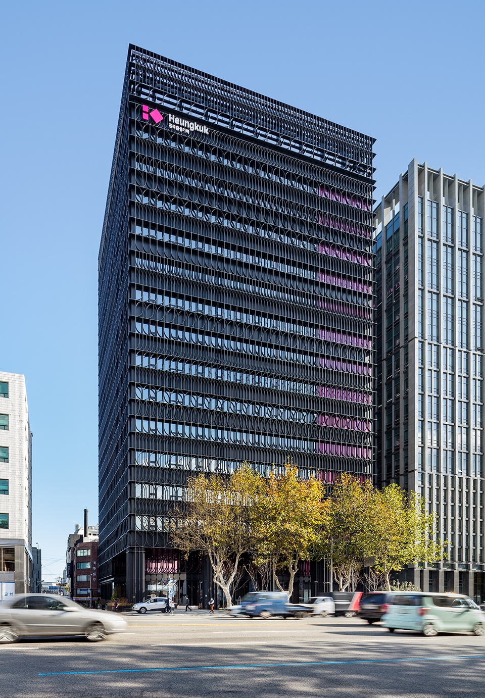 heungkuk tower busan south korea by mecanoo
