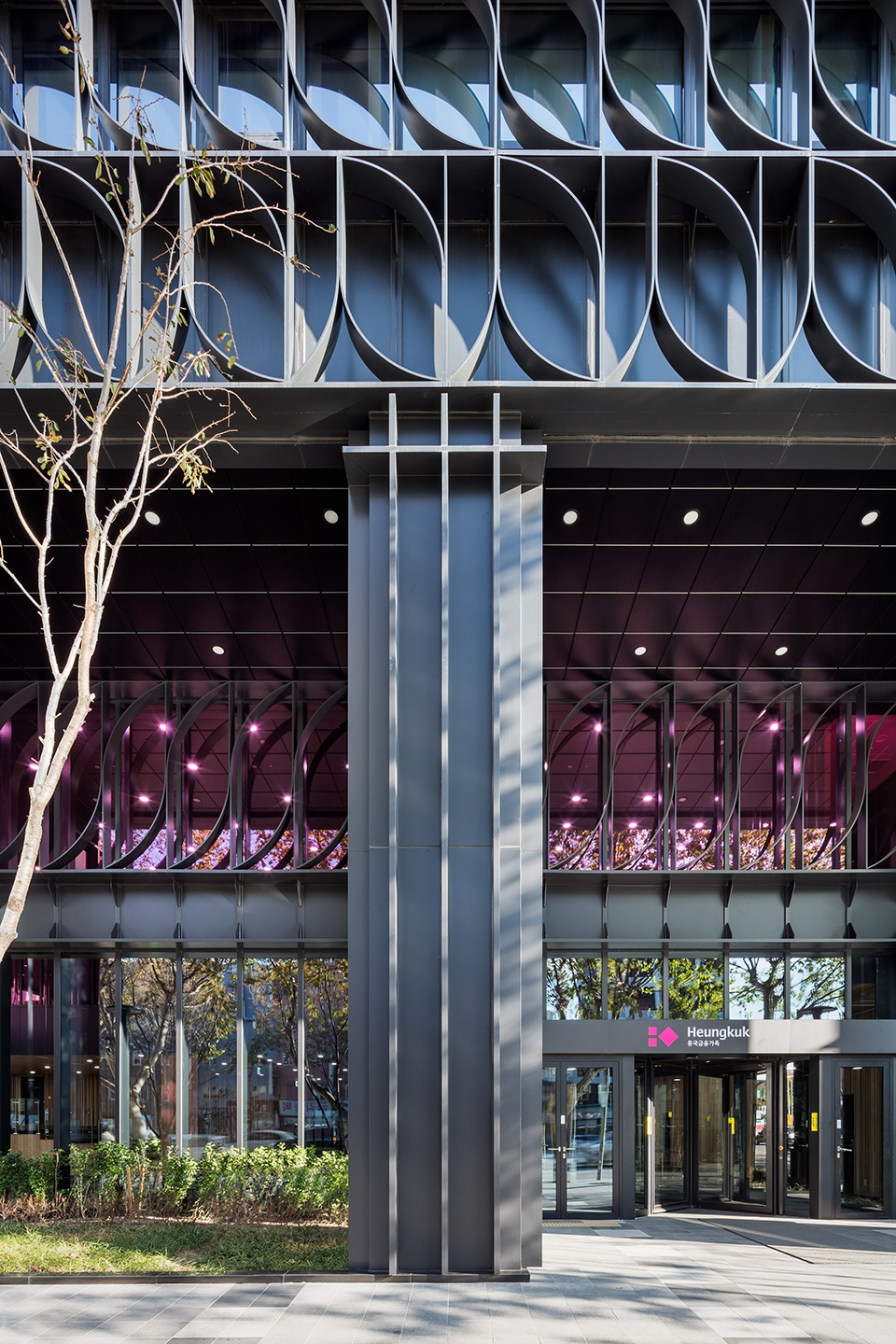 heungkuk tower busan south korea by mecanoo