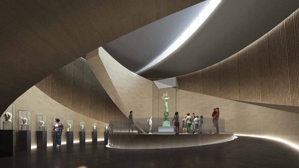 design proposal for sanxingdui museum of ancient shu relics by china architecture design and research group