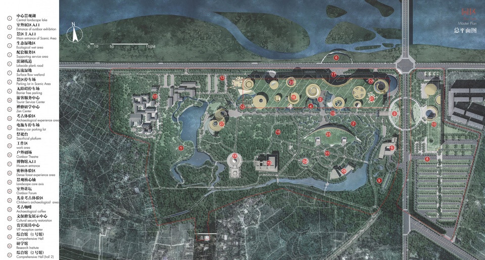 design proposal for sanxingdui museum of ancient shu relics by china architecture design and research group