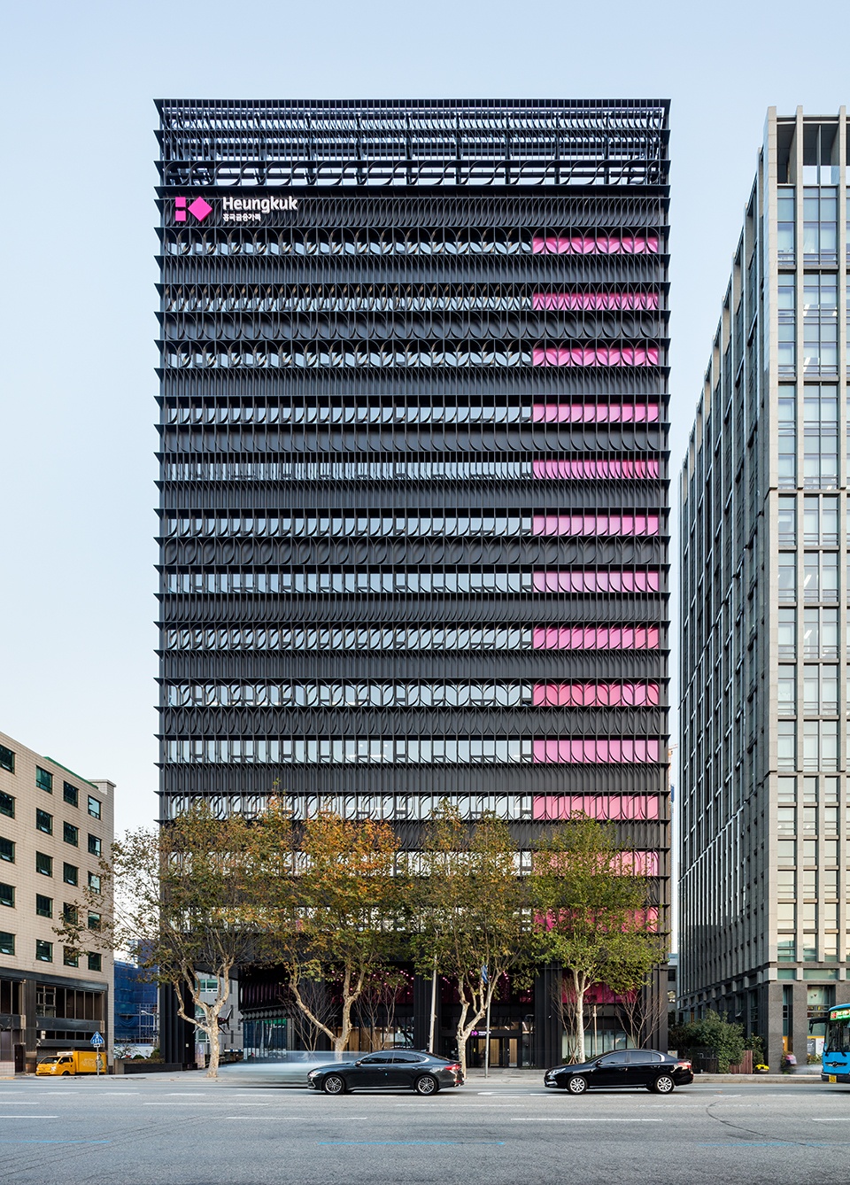 heungkuk tower busan south korea by mecanoo