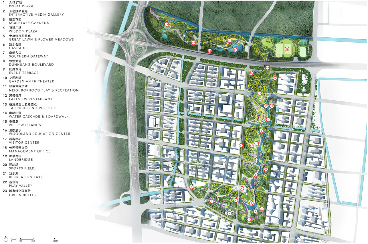 2020 asla general design award of honor taopu central park james corner field operations