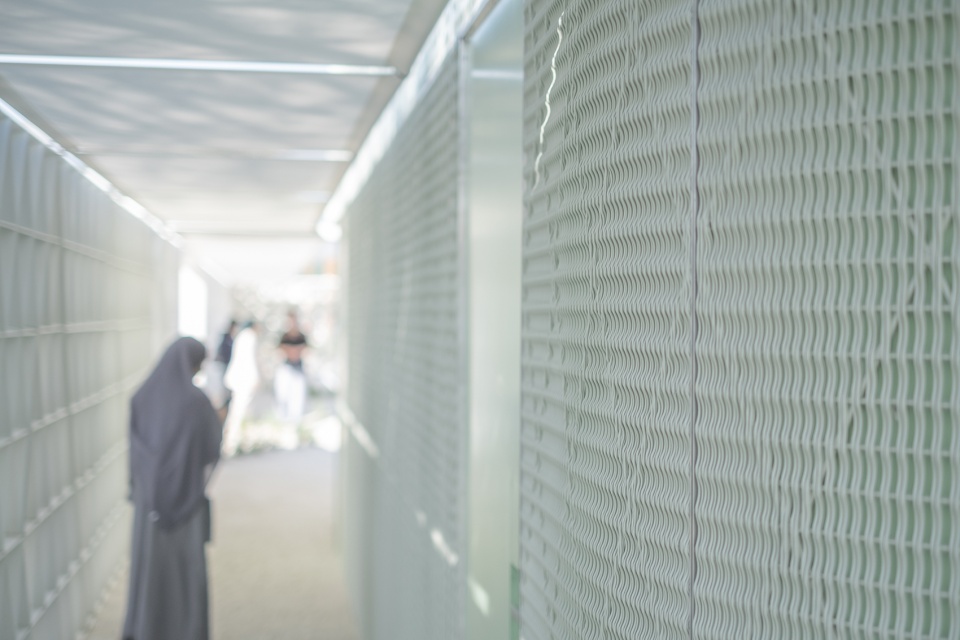 facade of uae pavilion at flower expo 2022 by pragma aectual