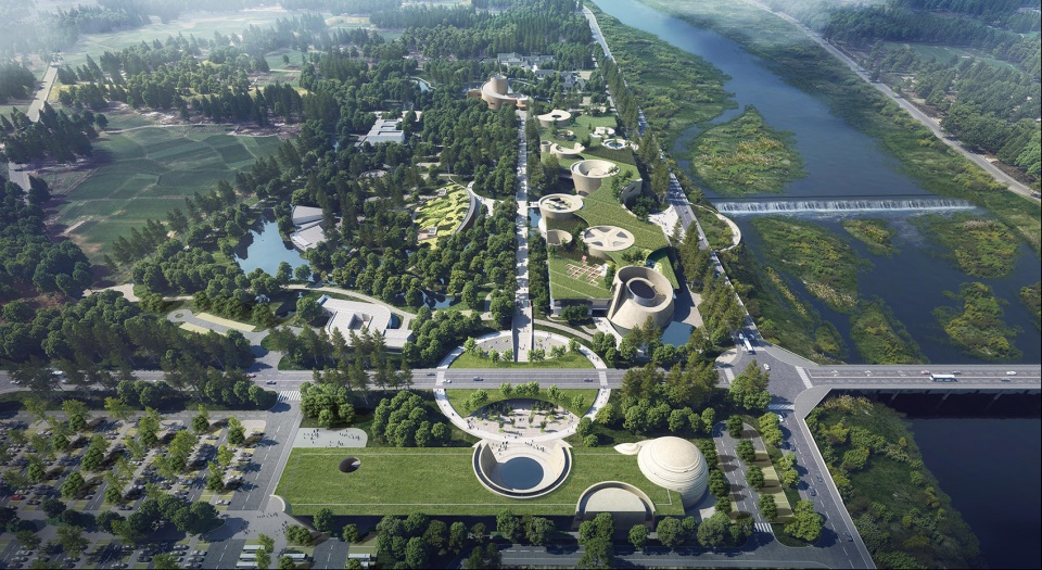 design proposal for sanxingdui museum of ancient shu relics by china architecture design and research group