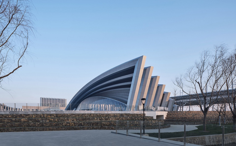 yancheng yellow sea wetland museum china by dushe architectural design