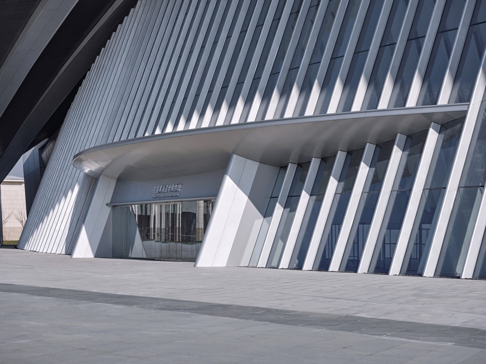 yancheng yellow sea wetland museum china by dushe architectural design