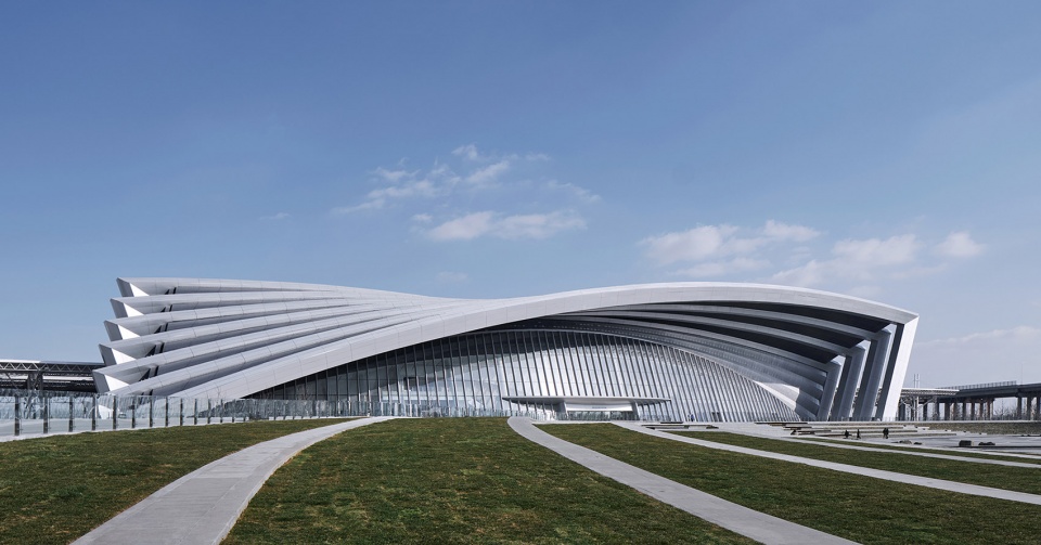 yancheng yellow sea wetland museum china by dushe architectural design