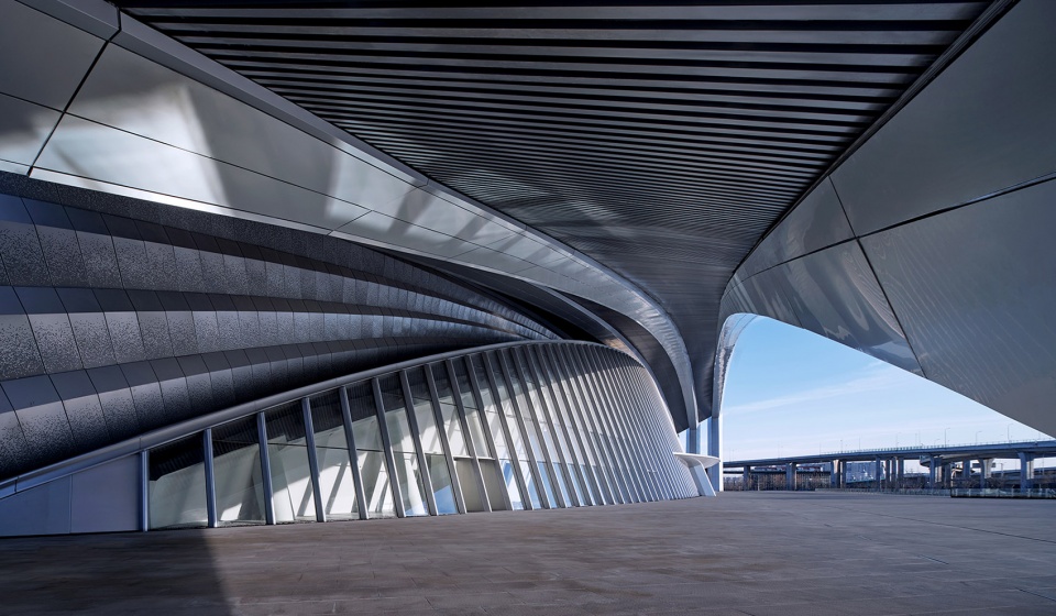 yancheng yellow sea wetland museum china by dushe architectural design