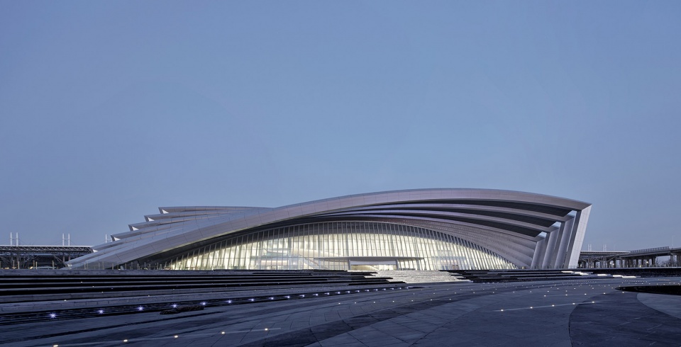 yancheng yellow sea wetland museum china by dushe architectural design