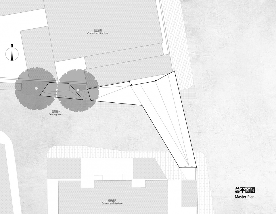 white tangram micro renovation of east china formal university no 1 village residential quarter entrance china by atelier diameter