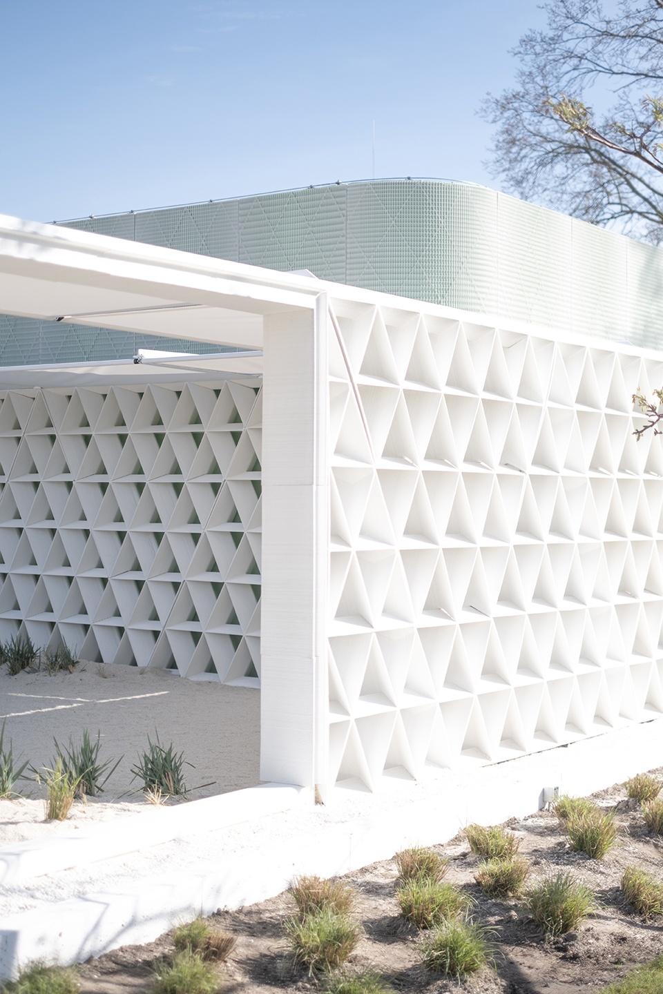 facade of uae pavilion at flower expo 2022 by pragma aectual