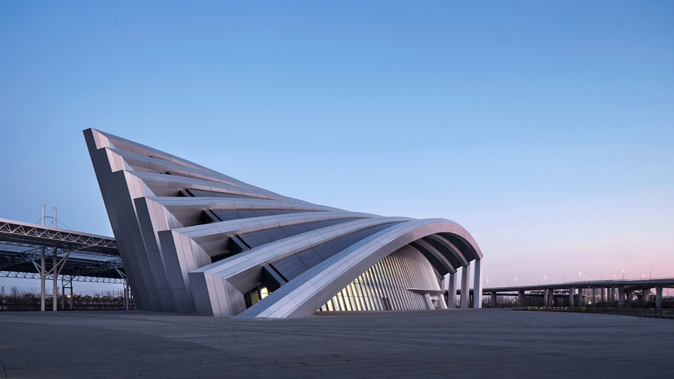 yancheng yellow sea wetland museum china by dushe architectural design