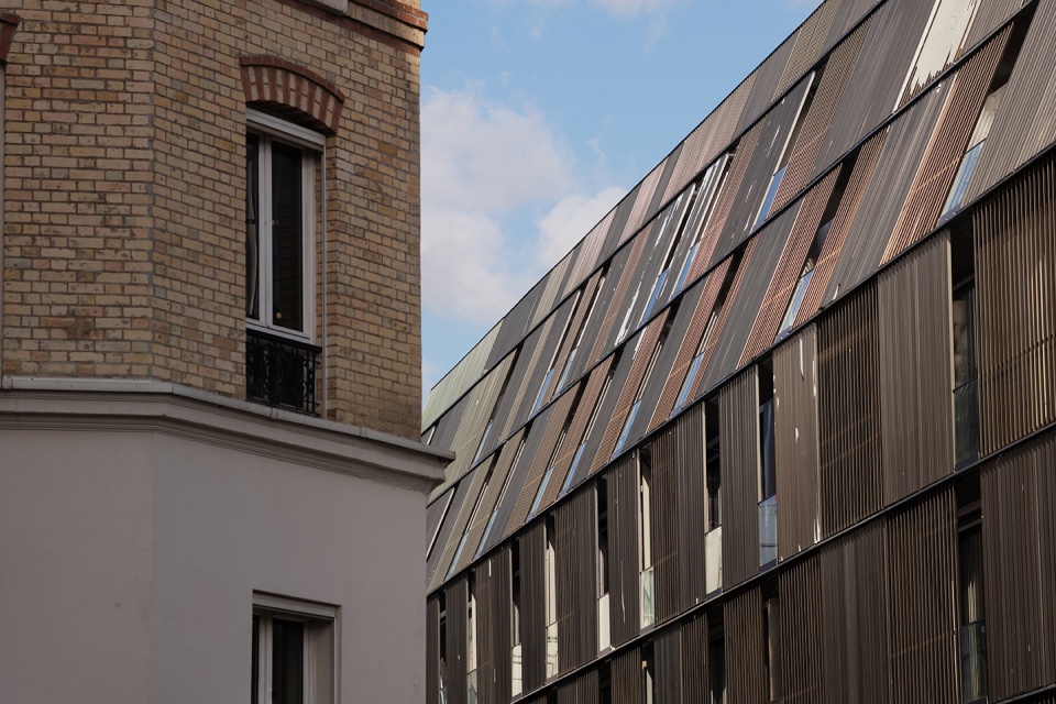 mixed use building rue castagnary by tank