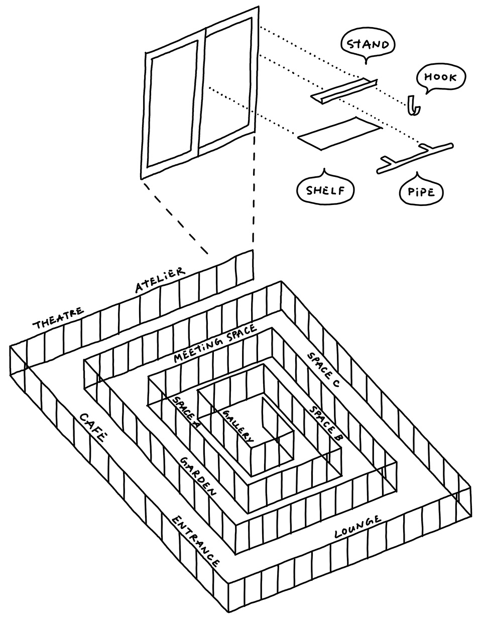 sumu fumu terrace by nendo