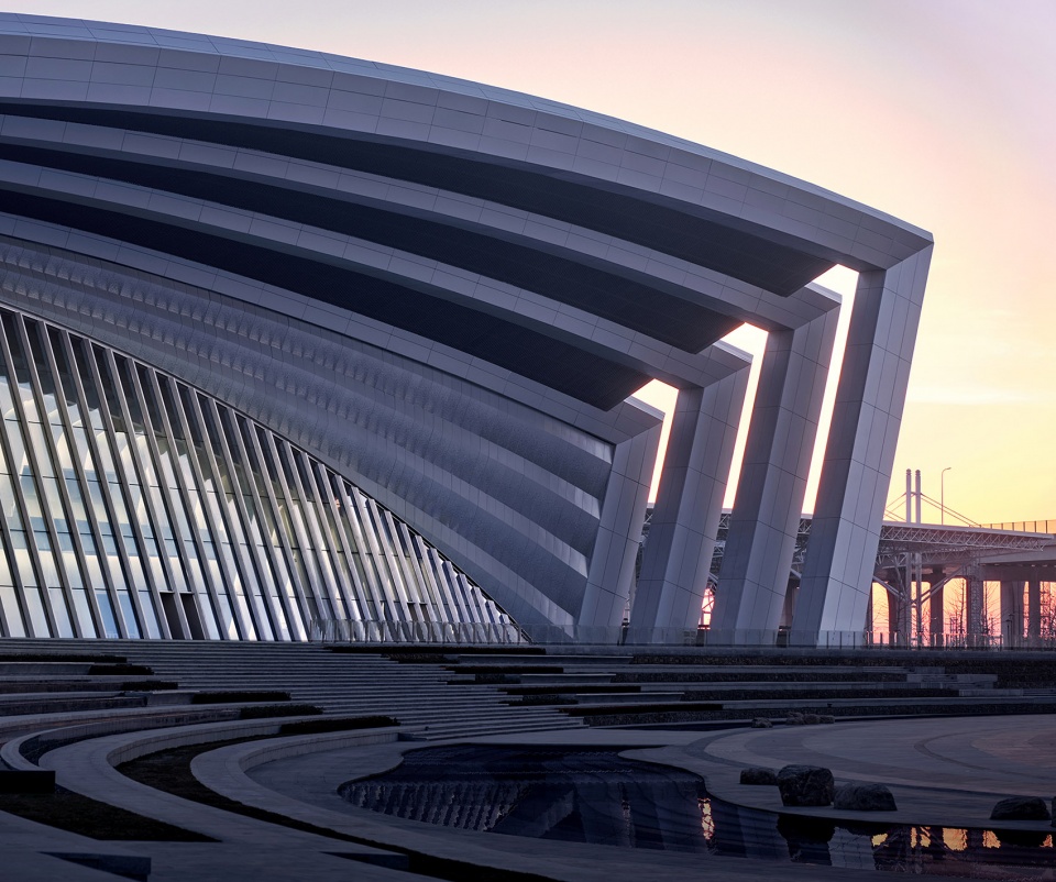 yancheng yellow sea wetland museum china by dushe architectural design