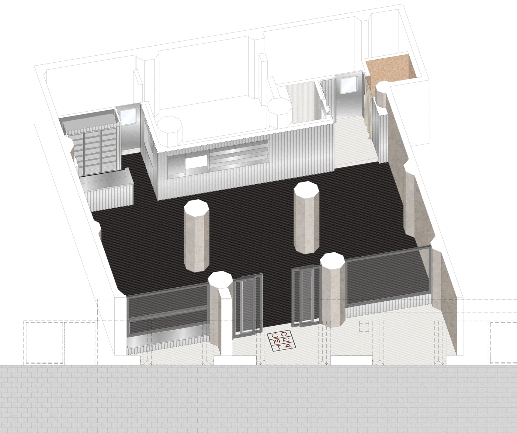 Cometa Italian Bistro Concept Store MASS