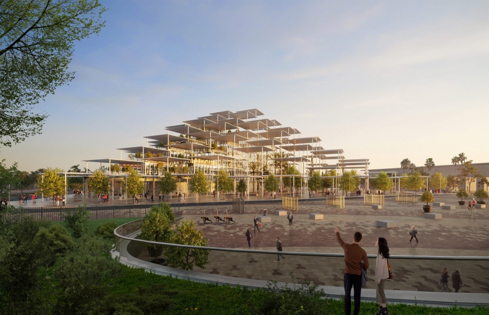 bigs solar cupola wins design competiton for new european commission research center in seville