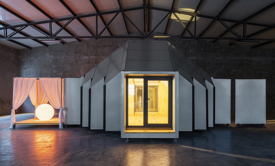 des ger geometric mongolian yurt by ger atelier