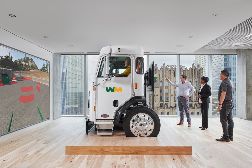 waste management headquarter by perkinswill