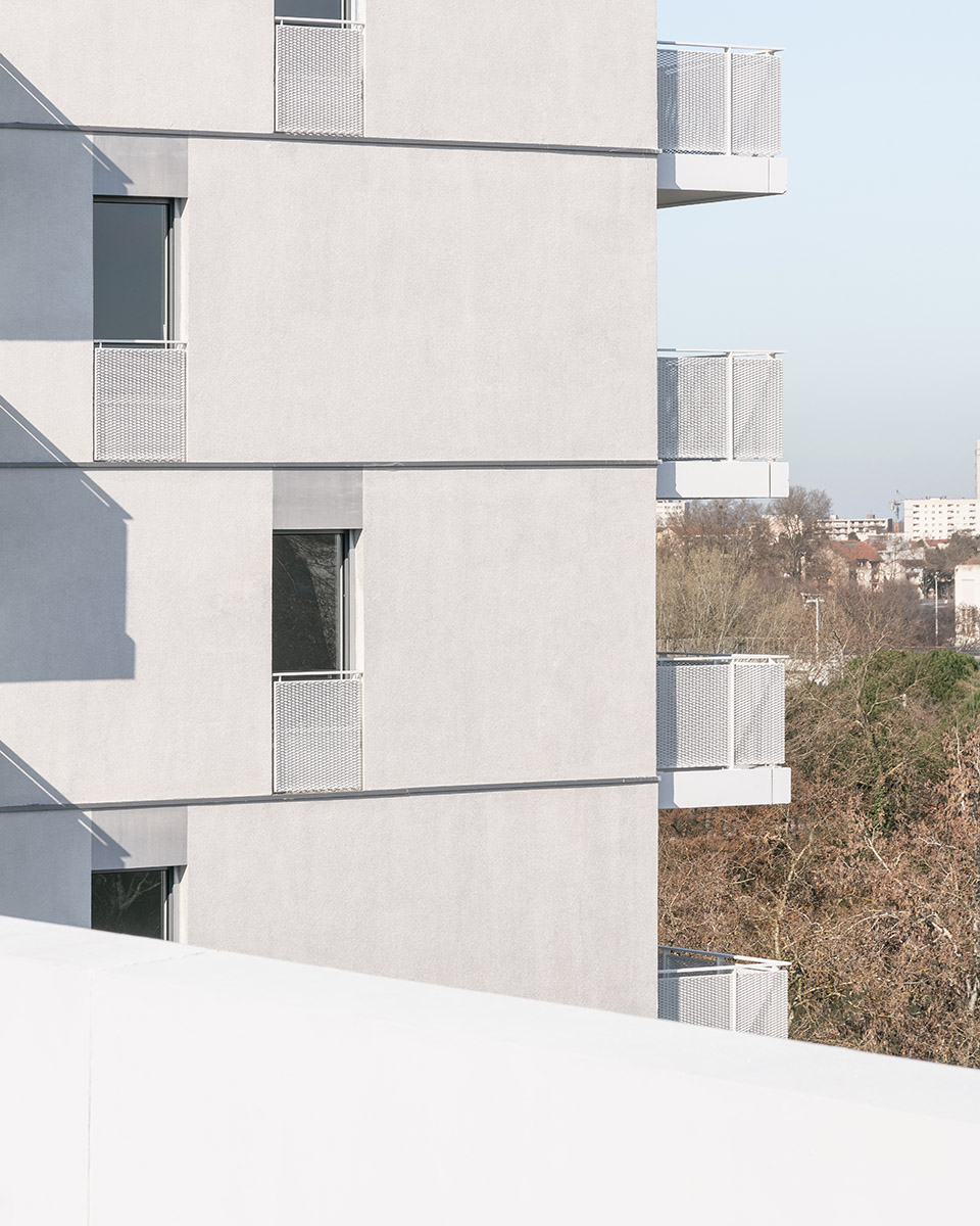 110 housing units in Toulouse, France by CoBe Architecture & Paysage