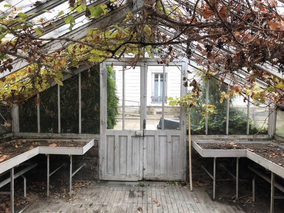 horticultural greenhouse converted into hospitality room by forme architecture urbanisme