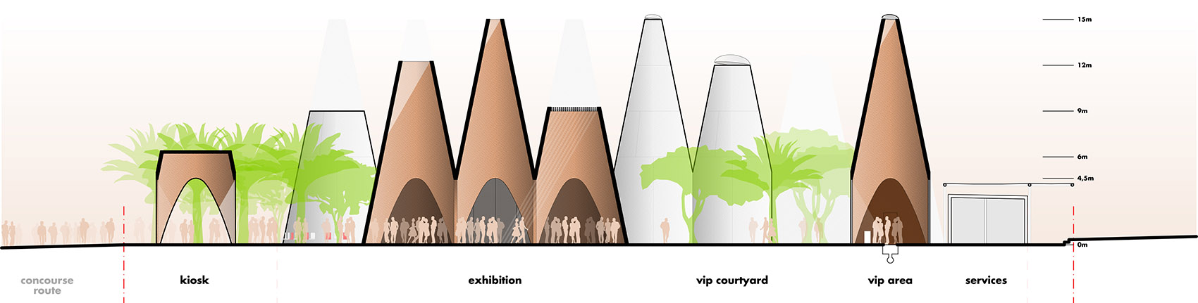 sustainable austrian expo pavilion by querkraft architekten