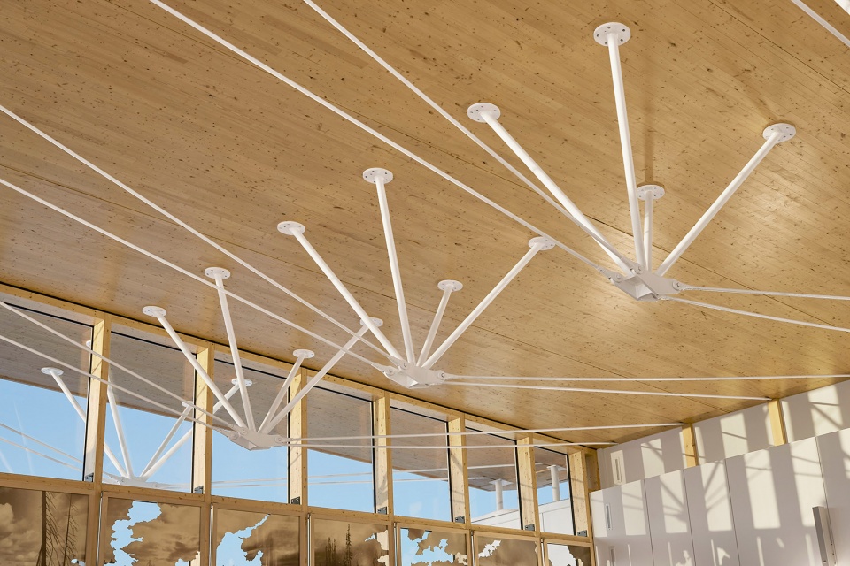 a new terminal building for the chibougamau chapais airport canada by evoq artcad in joint venture