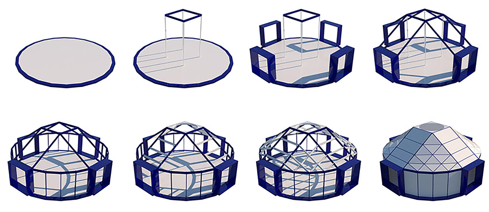 des ger geometric mongolian yurt by ger atelier