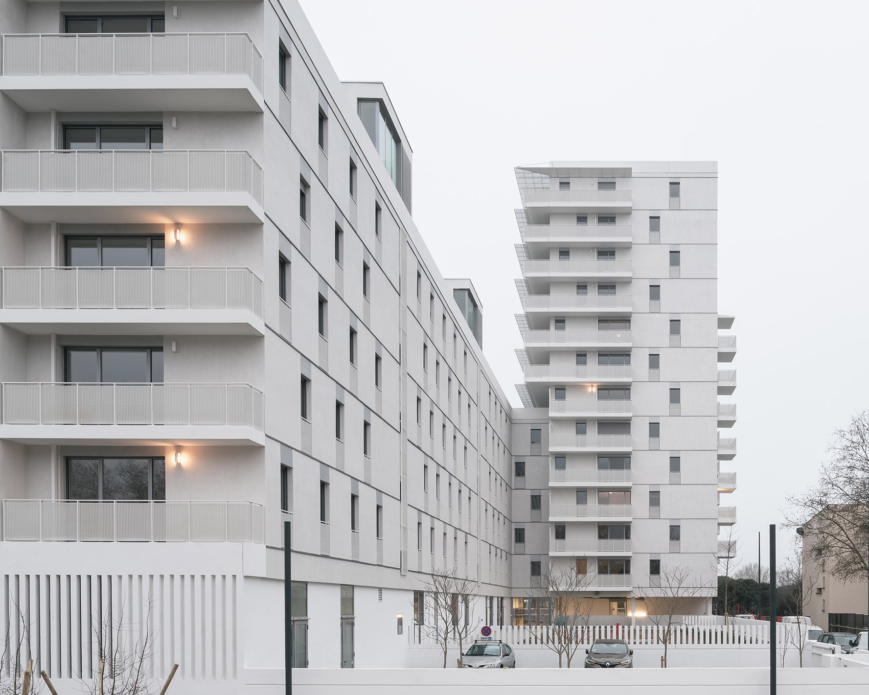 110 housing units in Toulouse, France by CoBe Architecture & Paysage
