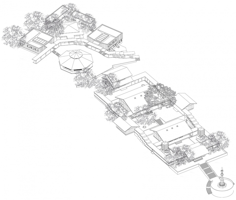 响堂山佛学研究中心,河北 / 清华大学建筑设计研究院(thad) - 谷德