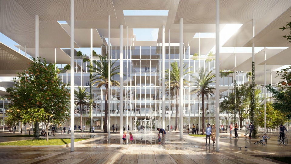 bigs solar cupola wins design competiton for new european commission research center in seville