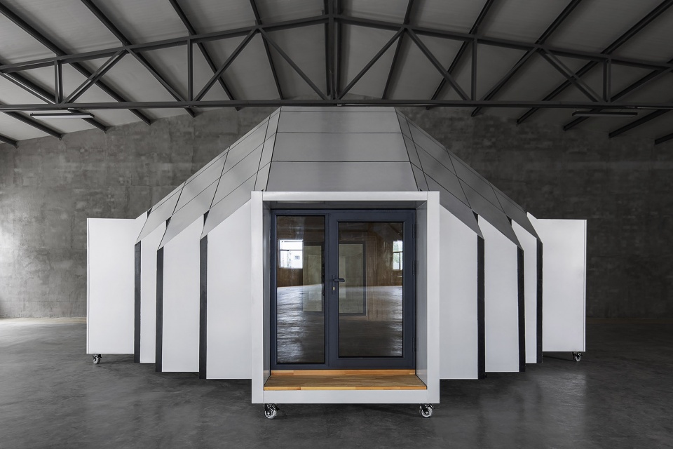 des ger geometric mongolian yurt by ger atelier