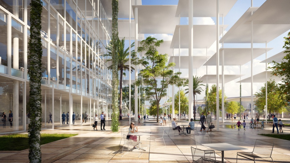 bigs solar cupola wins design competiton for new european commission research center in seville