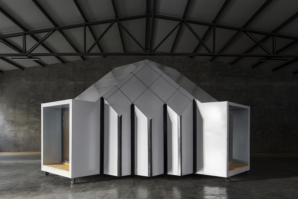 des ger geometric mongolian yurt by ger atelier