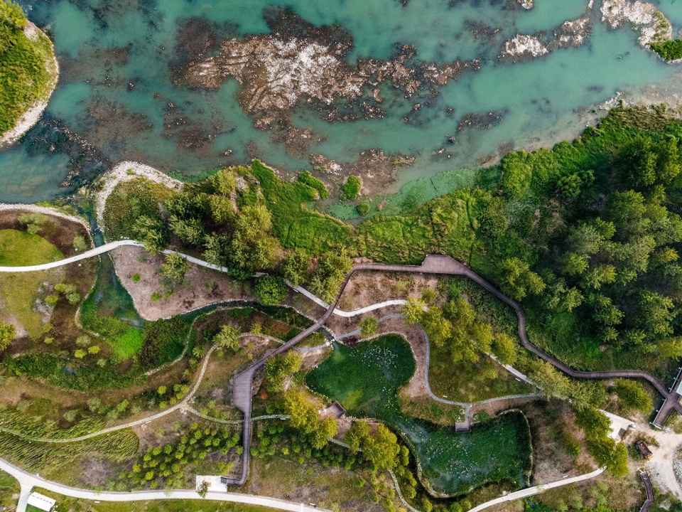 yichang huangbai river wetland park china by hangzhou landscape architecture design institute