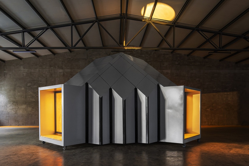 des ger geometric mongolian yurt by ger atelier