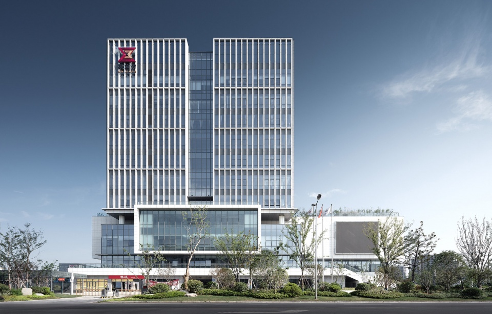 e cube development center china by gen architects