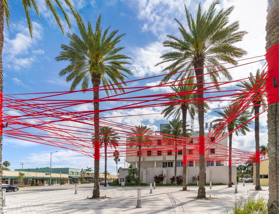 the visible invisible temporary covid 19 memorial by amlgmatd