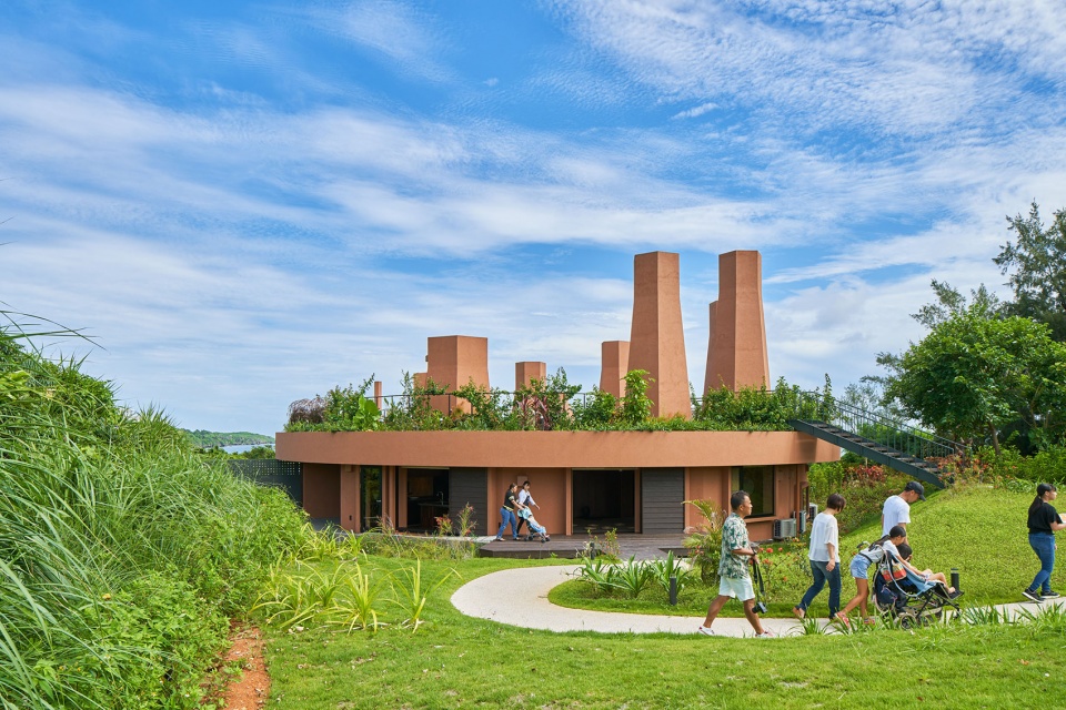Care house of the Wind Chimneys by Hiroshi Nakamura NAP