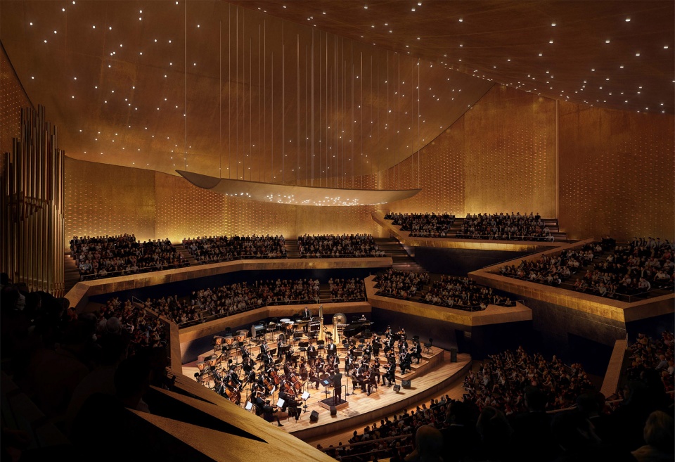 big won the competition for the pragues vltava philharmonic hall