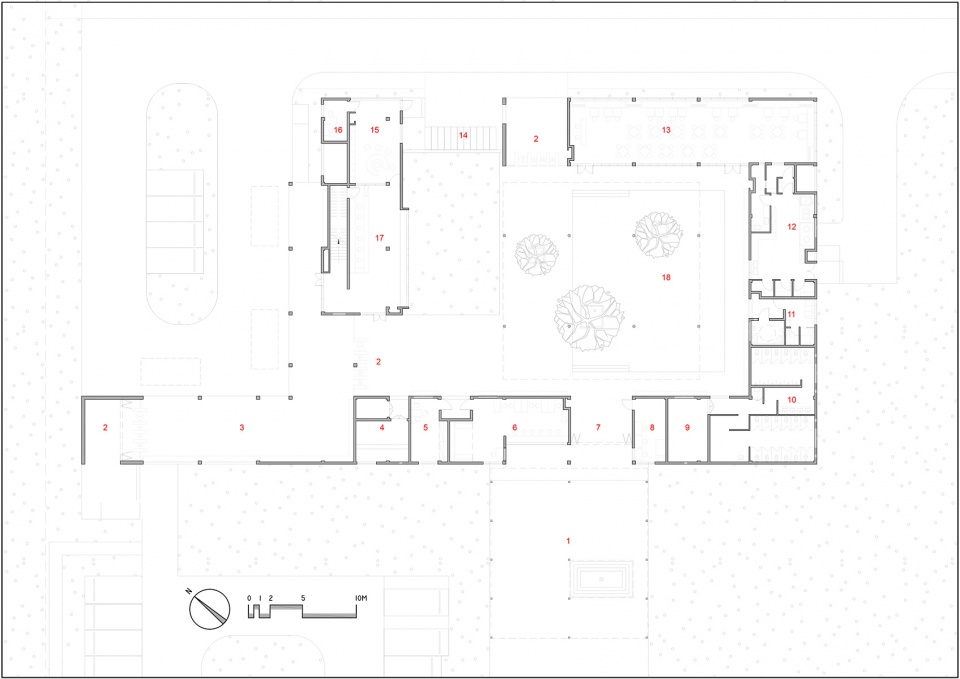 northwest visitor centre jiabei country park by atelier z