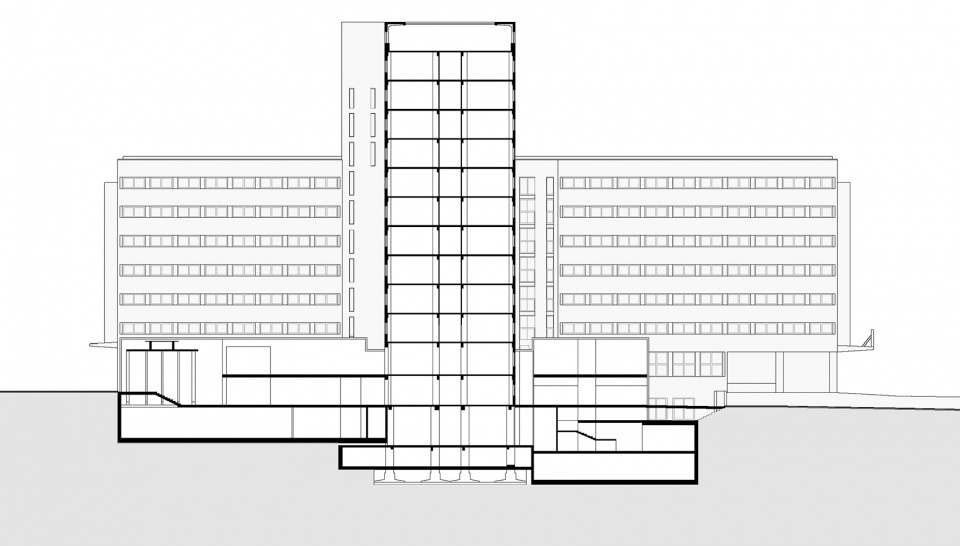 revitalization of pragues first skyscraper qarta architektura